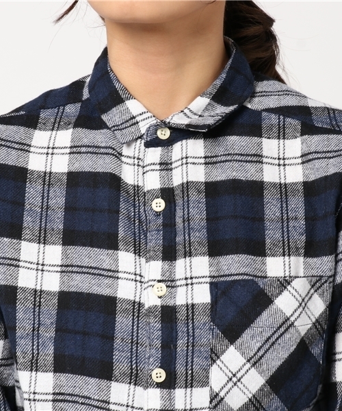 CUBE SUGAR（キューブシュガー）の「起毛ネルチェックレギュラーシャツ（シャツ/ブラウス・レディース・その他/その他4/その他1/その他2/その他3/その他5・M）」の10枚目の写真