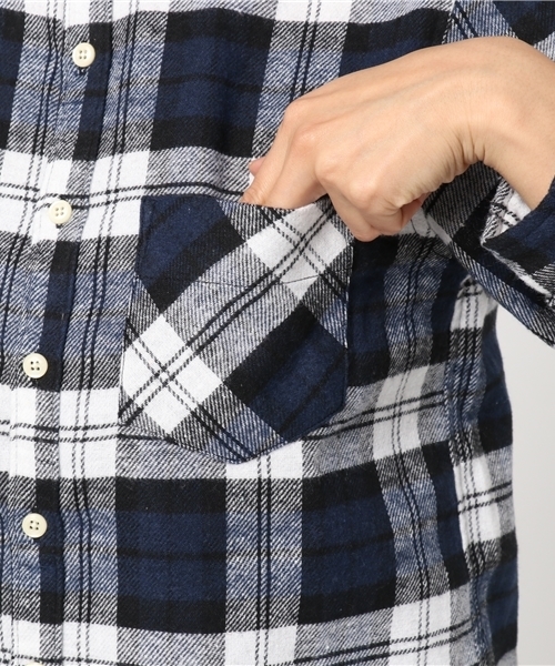 CUBE SUGAR（キューブシュガー）の「起毛ネルチェックレギュラーシャツ（シャツ/ブラウス・レディース・その他/その他4/その他1/その他2/その他3/その他5・M）」の12枚目の写真