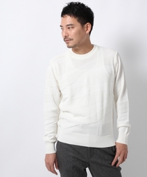 GLOBAL WORK | 7ゲージカモフラジャガードニットプルオーバー/737494(ニット/セーター)