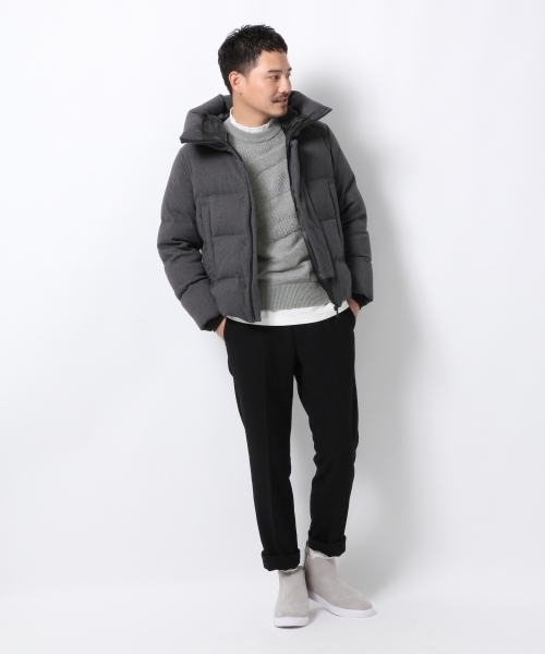 GLOBAL WORK(グローバルワーク)の「7ゲージカモフラジャガードニットプルオーバー/737494(ニット/セーター・メンズ・ブラック/グレー/ネイビー/ホワイト/ダークブラウン・LARGE/SMALL/X-LARGE/MEDIUM)」の7枚目の写真