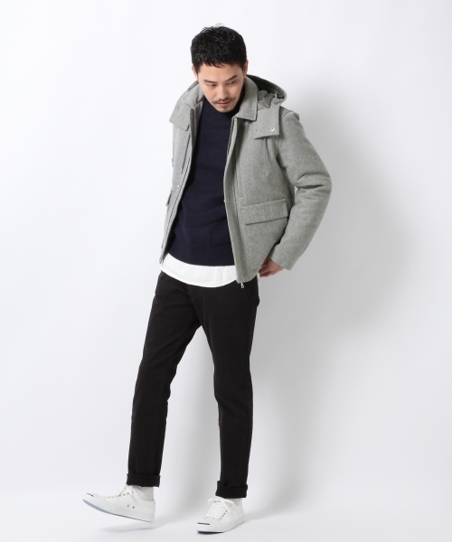 GLOBAL WORK(グローバルワーク)の「7ゲージカモフラジャガードニットプルオーバー/737494(ニット/セーター・メンズ・ブラック/グレー/ネイビー/ホワイト/ダークブラウン・LARGE/SMALL/X-LARGE/MEDIUM)」の9枚目の写真