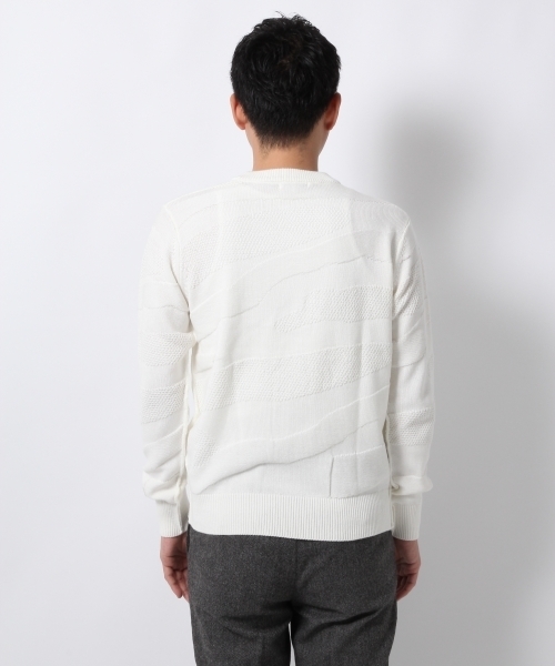 GLOBAL WORK(グローバルワーク)の「7ゲージカモフラジャガードニットプルオーバー/737494(ニット/セーター・メンズ・ブラック/グレー/ネイビー/ホワイト/ダークブラウン・LARGE/SMALL/X-LARGE/MEDIUM)」の11枚目の写真