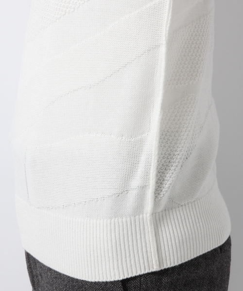 GLOBAL WORK(グローバルワーク)の「7ゲージカモフラジャガードニットプルオーバー/737494(ニット/セーター・メンズ・ブラック/グレー/ネイビー/ホワイト/ダークブラウン・LARGE/SMALL/X-LARGE/MEDIUM)」の16枚目の写真
