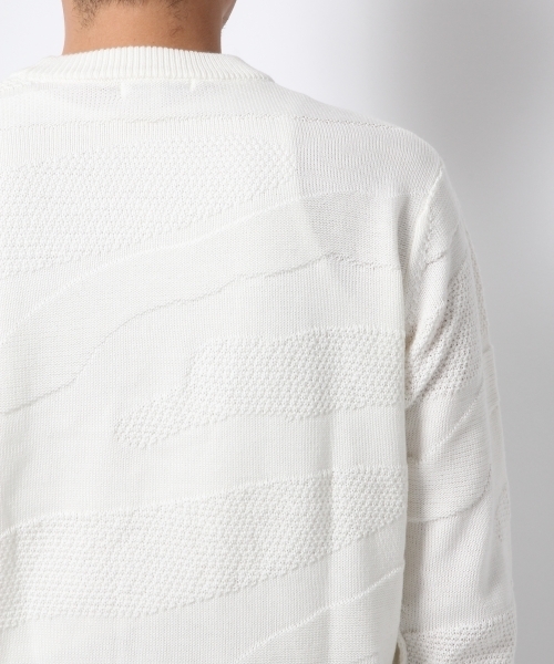 GLOBAL WORK(グローバルワーク)の「7ゲージカモフラジャガードニットプルオーバー/737494(ニット/セーター・メンズ・ブラック/グレー/ネイビー/ホワイト/ダークブラウン・LARGE/SMALL/X-LARGE/MEDIUM)」の17枚目の写真