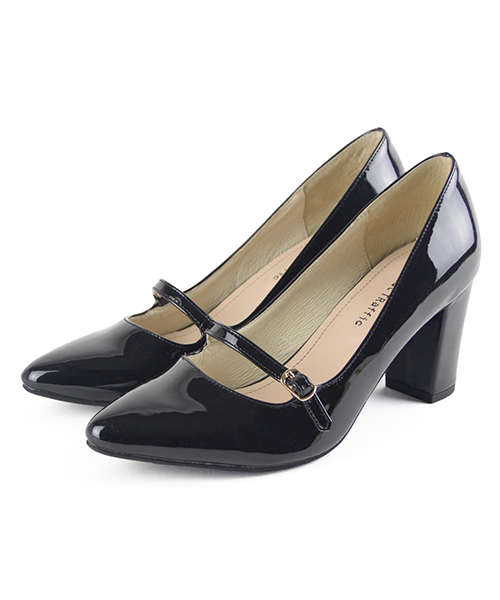 ORiental TRaffic（オリエンタルトラフィック）の「春夏新作★ワンストラップパンプス★7121（パンプス・レディース・ブラック/ベージュ/ブルー・39/38/35/34/36/40/37/41/42）」の4枚目の写真