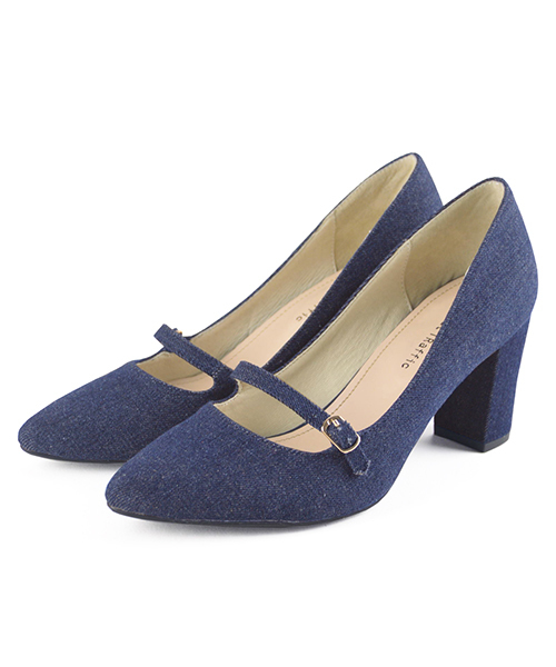 ORiental TRaffic（オリエンタルトラフィック）の「春夏新作★ワンストラップパンプス★7121（パンプス・レディース・ブラック/ベージュ/ブルー・39/38/35/34/36/40/37/41/42）」の6枚目の写真