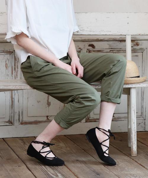 coen(コーエン)の「ストレッチチノパンツ(チノパンツ・レディース・ブラック/ベージュ/オリーブ/ネイビー・LARGE/SMALL/MEDIUM)」の3枚目の写真