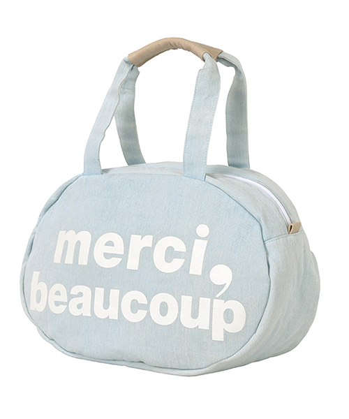 mercibeaucoup,（メルシーボークー）の「デニボストン（ボストンバッグ・レディース・ネイビー/ライトブルー・フリー）」の9枚目の写真