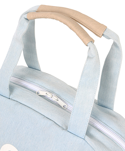 mercibeaucoup,（メルシーボークー）の「デニボストン（ボストンバッグ・レディース・ネイビー/ライトブルー・フリー）」の11枚目の写真