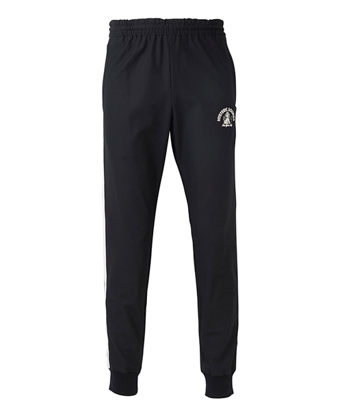 HYSTERIC GLAMOUR（ヒステリックグラマー）の「HYS SOUNDS プリント 2ライン裾リブイージーパンツ（その他パンツ・メンズ・ネイビー/ブラック・SMALL/MEDIUM/LARGE）」の10枚目の写真