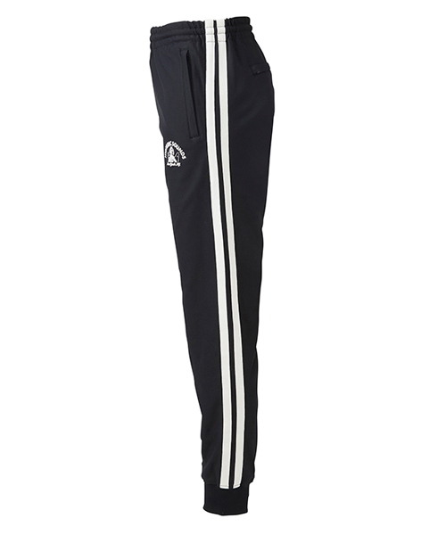 HYSTERIC GLAMOUR（ヒステリックグラマー）の「HYS SOUNDS プリント 2ライン裾リブイージーパンツ（その他パンツ・メンズ・ネイビー/ブラック・SMALL/MEDIUM/LARGE）」の13枚目の写真