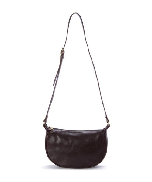 IL BISONTE（イルビゾンテ）の「IL BISONTE / ORIGINAL LEATHER / SHOULDER BAG（ショルダーバッグ・レディース・レッド/グレー/ダークブラウン/ブラック/グリーン/ナチュラル/ライトブラウン/レンガ/オレンジ/ホワイト/ネイビー/オリーブ・FREE）」の5枚目の写真