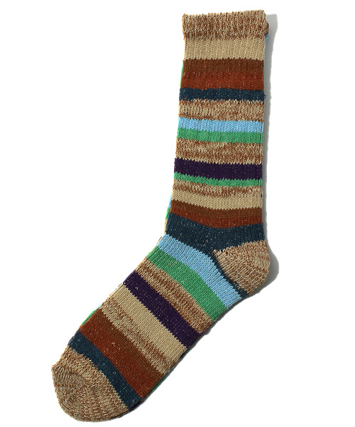 チチカカ（チチカカ）の「MIXクレイジー靴下クルー（ソックス/靴下・レディース・レッド/ブラウン/その他1・SMALL）」の2枚目の写真