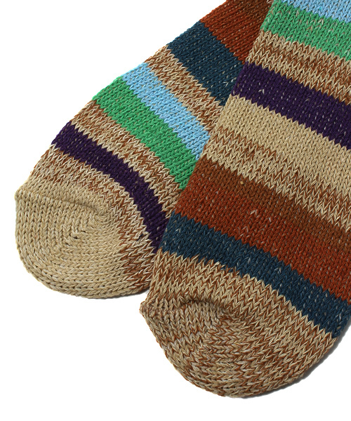 チチカカ（チチカカ）の「MIXクレイジー靴下クルー（ソックス/靴下・レディース・レッド/ブラウン/その他1・SMALL）」の6枚目の写真