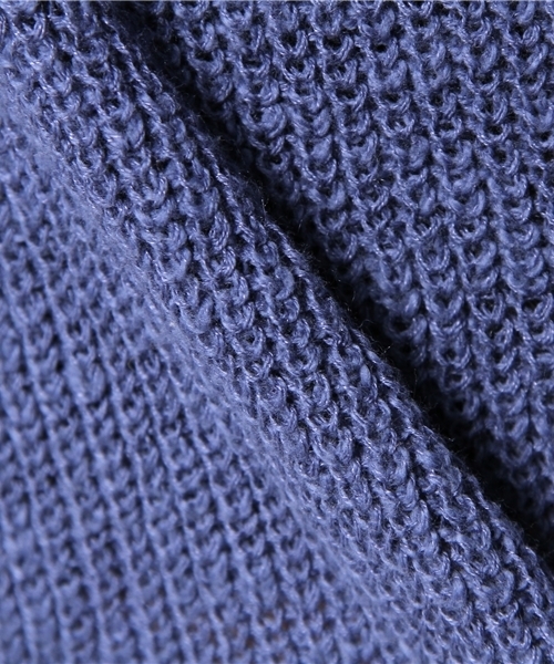 coen（コーエン）の「綿麻畦編みニットプルオーバー（ニット/セーター・レディース・オフホワイト/ロイヤルブルー・フリー）」の7枚目の写真
