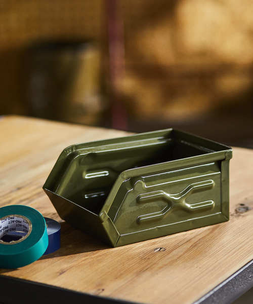 JACK & MARIE(ジャックアンドマリー)の「DULTON(ダルトン) Mini parts box ミニパーツボックス(収納グッズ)」|オリーブドラブ