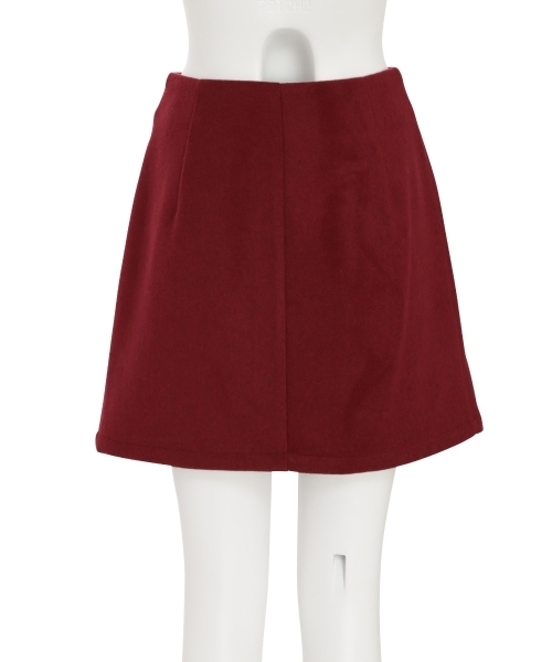 MURUA（ムルーア）の「フロントジップミニスカート（スカート・レディース・ブラック/グレー/レッド・2/1）」の6枚目の写真