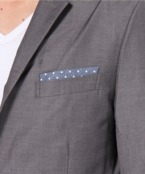 RATTLE TRAP(ラトルトラップ)の「ポリエステル レーヨン テーラードジャケット(テーラードジャケット・メンズ・ブラック/トップグレー/ネイビー/キャメル・SMALL/MEDIUM/LARGE/LL)」の9枚目の写真