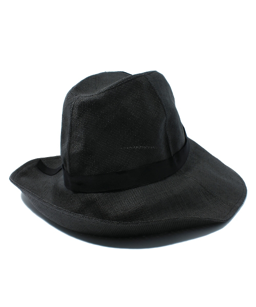 bpr BEAMS Women's（ビーピーアール　ビームス）の「coeur Parfait / ペーパー ハット（ハット・レディース・ブラック・ONE SIZE）」の4枚目の写真