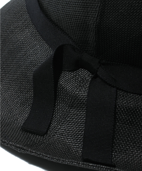 bpr BEAMS Women's（ビーピーアール　ビームス）の「coeur Parfait / ペーパー ハット（ハット・レディース・ブラック・ONE SIZE）」の5枚目の写真