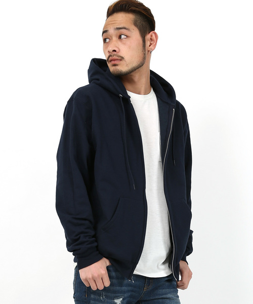 Champion（チャンピオン）の「Champion Authentic ZIP Parka チャンピオン ジップパーカー（パーカー・メンズ・レッド/チャコール/ダークグリーン/ワイン/ブラック/ネイビー/グレー・M/XL/S/L）」の6枚目の写真