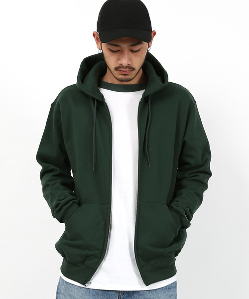 Champion（チャンピオン）の「Champion Authentic ZIP Parka チャンピオン ジップパーカー（パーカー・メンズ・レッド/チャコール/ダークグリーン/ワイン/ブラック/ネイビー/グレー・M/XL/S/L）」の5枚目の写真