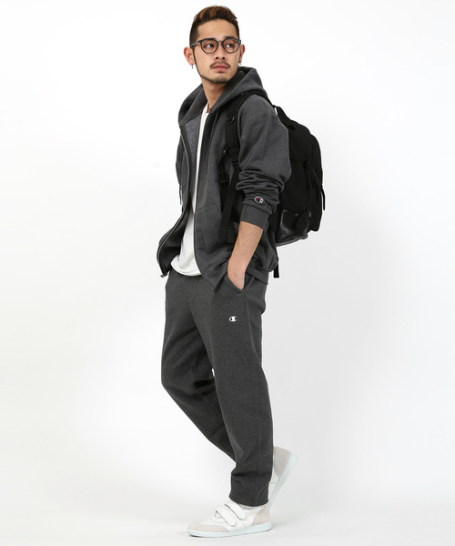 Champion（チャンピオン）の「Champion Authentic ZIP Parka チャンピオン ジップパーカー（パーカー・メンズ・レッド/チャコール/ダークグリーン/ワイン/ブラック/ネイビー/グレー・M/XL/S/L）」の13枚目の写真