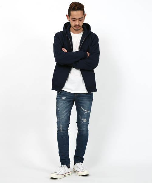 Champion（チャンピオン）の「Champion Authentic ZIP Parka チャンピオン ジップパーカー（パーカー・メンズ・レッド/チャコール/ダークグリーン/ワイン/ブラック/ネイビー/グレー・M/XL/S/L）」の21枚目の写真