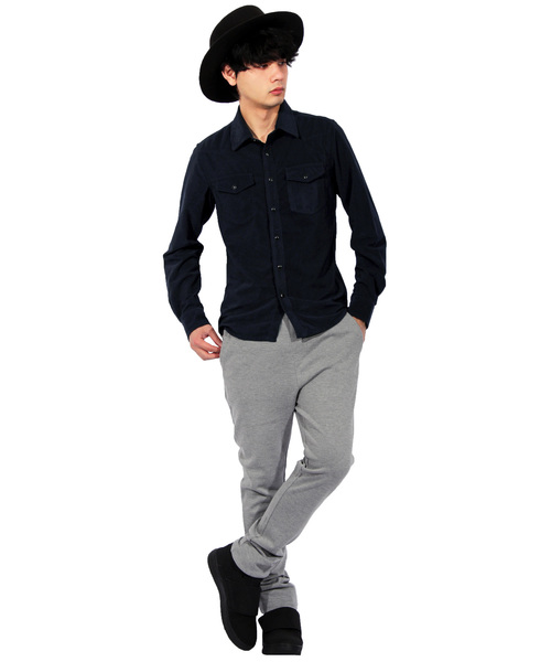 ８(eight)（エイト）の「コーデュロイシャツ 長袖 ウエスタン （シャツ/ブラウス・メンズ・ブラック/キャメル/カーキ/ネイビー/アイボリー・LARGE/MEDIUM/X-LARGE）」の14枚目の写真