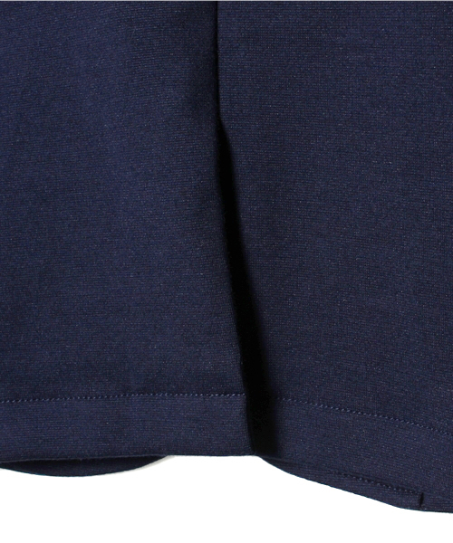 green label relaxing（グリーンレーベルリラクシング）の「カットソージャケット ムジ（テーラードジャケット・キッズ・ネイビー・S/105/M/115/L/125/XL/135）」の6枚目の写真