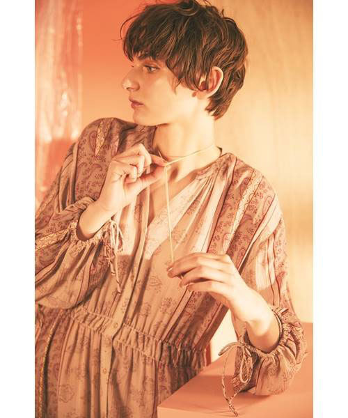 Mila Owen ミラオーウェン の パフスリーブロングガウン ワンピース Wear