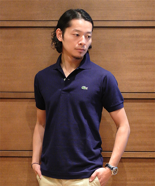 LACOSTE（ラコステ）の「LACOSTE / L1212 鹿の子ポロシャツ（ポロシャツ・メンズ・ホワイト/シルバー/ブラック/ブラウン/レッド系その他/グリーン系その他/その他1/ライトブルー/ブルー系その他/ネイビー/レッド/グリーン/その他2/グレー・1/2/3/4）」の8枚目の写真