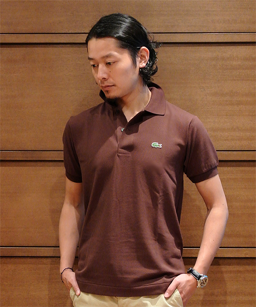 LACOSTE（ラコステ）の「LACOSTE / L1212 鹿の子ポロシャツ（ポロシャツ・メンズ・ホワイト/シルバー/ブラック/ブラウン/レッド系その他/グリーン系その他/その他1/ライトブルー/ブルー系その他/ネイビー/レッド/グリーン/その他2/グレー・1/2/3/4）」の5枚目の写真