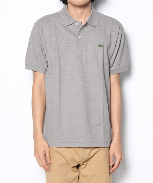 LACOSTE（ラコステ）の「LACOSTE / L1212 鹿の子ポロシャツ（ポロシャツ・メンズ・ホワイト/シルバー/ブラック/ブラウン/レッド系その他/グリーン系その他/その他1/ライトブルー/ブルー系その他/ネイビー/レッド/グリーン/その他2/グレー・1/2/3/4）」の4枚目の写真