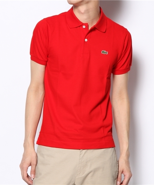 LACOSTE（ラコステ）の「LACOSTE / L1212 鹿の子ポロシャツ（ポロシャツ・メンズ・ホワイト/シルバー/ブラック/ブラウン/レッド系その他/グリーン系その他/その他1/ライトブルー/ブルー系その他/ネイビー/レッド/グリーン/その他2/グレー・1/2/3/4）」の10枚目の写真