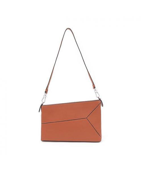 ロエベ puzzle pouch パズル ポーチ ショルダーバッグ レッド ブランド古着】バッグ パズル ポーチ PUZZLE POUCH（ショルダーバッグ
