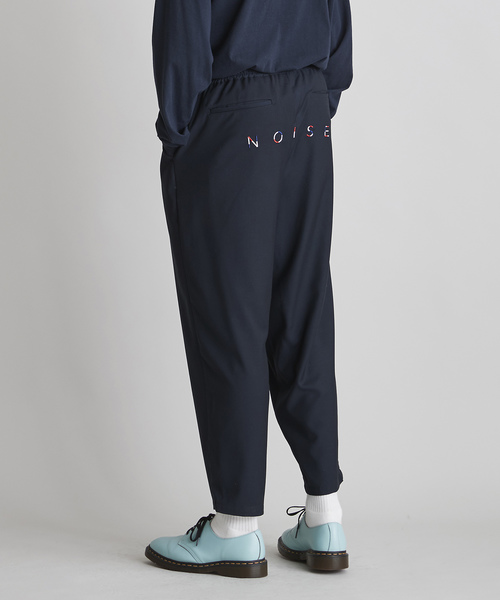 NOISE MAKER（ノイズメーカー）の「バックロゴ刺繍ワイドテーパードパンツ（その他パンツ・メンズ・ブラック/ネイビー/グレー・MEDIUM/LARGE）」の3枚目の写真