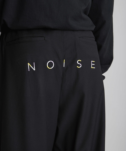 NOISE MAKER（ノイズメーカー）の「バックロゴ刺繍ワイドテーパードパンツ（その他パンツ・メンズ・ブラック/ネイビー/グレー・MEDIUM/LARGE）」の12枚目の写真