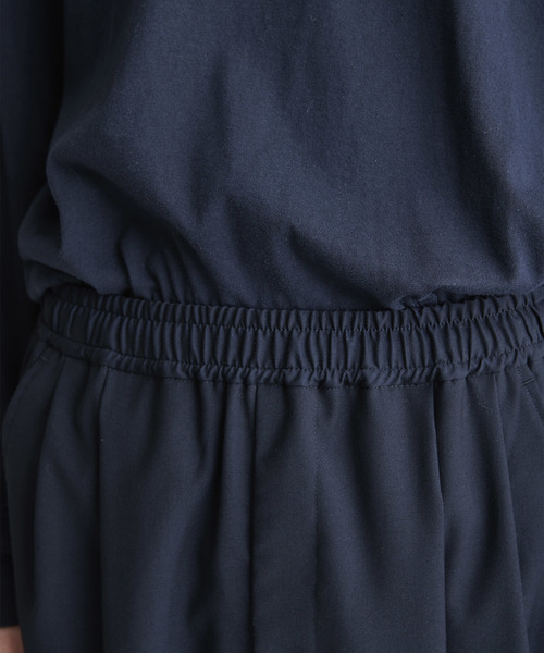 NOISE MAKER（ノイズメーカー）の「バックロゴ刺繍ワイドテーパードパンツ（その他パンツ・メンズ・ブラック/ネイビー/グレー・MEDIUM/LARGE）」の16枚目の写真