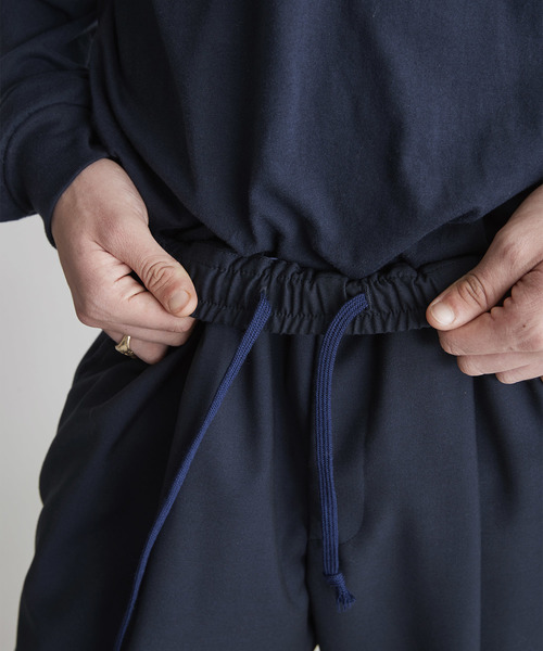 NOISE MAKER（ノイズメーカー）の「バックロゴ刺繍ワイドテーパードパンツ（その他パンツ・メンズ・ブラック/ネイビー/グレー・MEDIUM/LARGE）」の17枚目の写真