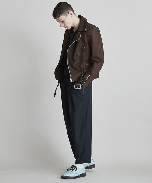 NOISE MAKER（ノイズメーカー）の「バックロゴ刺繍ワイドテーパードパンツ（その他パンツ・メンズ・ブラック/ネイビー/グレー・MEDIUM/LARGE）」の20枚目の写真