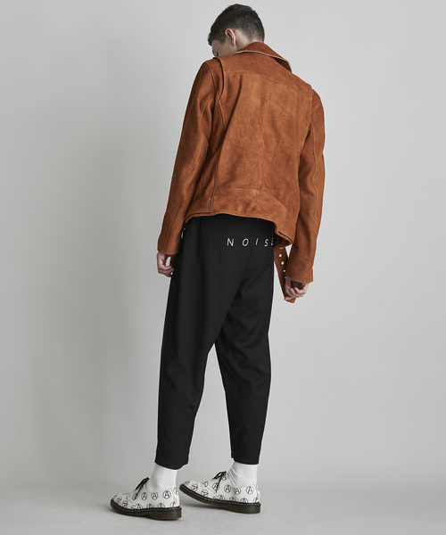 NOISE MAKER（ノイズメーカー）の「バックロゴ刺繍ワイドテーパードパンツ（その他パンツ・メンズ・ブラック/ネイビー/グレー・MEDIUM/LARGE）」の19枚目の写真