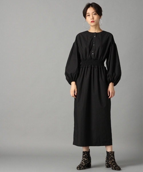 LOWRYS FARM(ローリーズファーム)の「ソデボリュームワンピース 805079(ワンピース・レディース・ブラック/ベージュ/グリーン・FREE)」の13枚目の写真