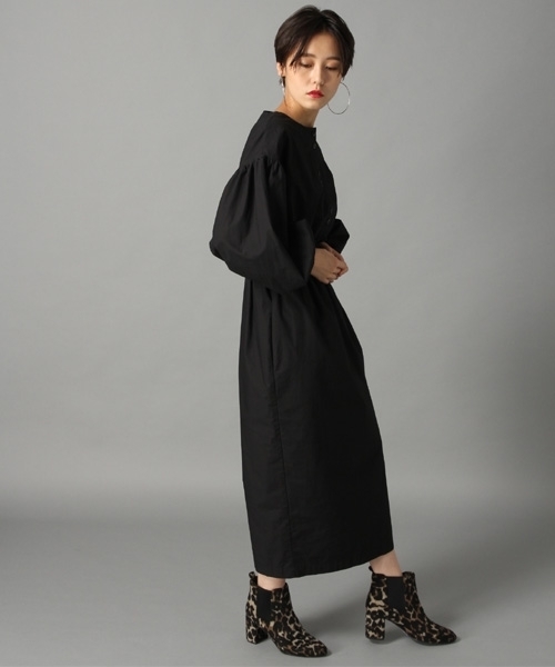 LOWRYS FARM(ローリーズファーム)の「ソデボリュームワンピース 805079(ワンピース・レディース・ブラック/ベージュ/グリーン・FREE)」の14枚目の写真