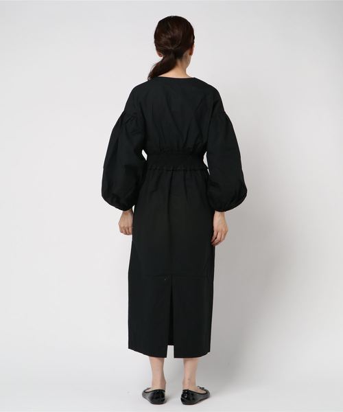 LOWRYS FARM(ローリーズファーム)の「ソデボリュームワンピース 805079(ワンピース・レディース・ブラック/ベージュ/グリーン・FREE)」の5枚目の写真