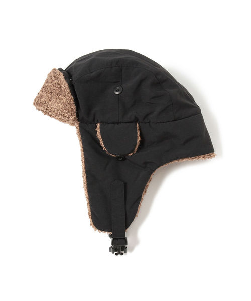 BURLAP OUTFITTER(バーラップアウトフィッター)の「BURLAP OUTFITTER / アヴィエイターハット <UNISEX>(キャップ・メンズ・ブラック・ONE SIZE)」の2枚目の写真