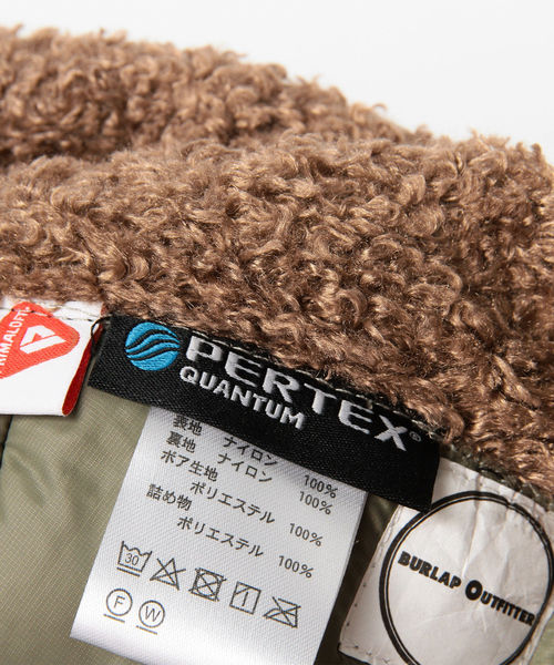 BURLAP OUTFITTER(バーラップアウトフィッター)の「BURLAP OUTFITTER / アヴィエイターハット <UNISEX>(キャップ・メンズ・ブラック・ONE SIZE)」の6枚目の写真