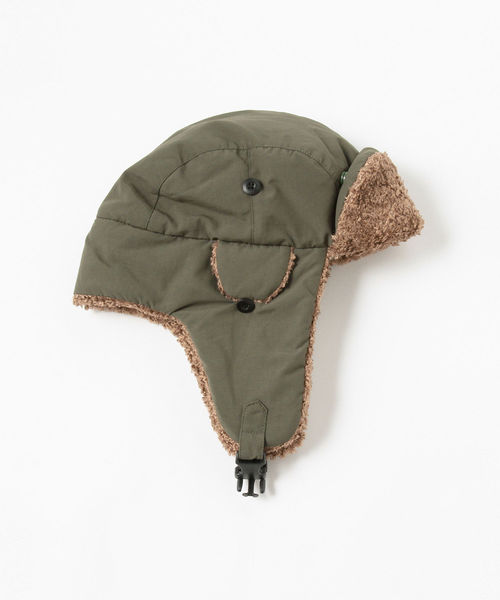 BURLAP OUTFITTER(バーラップアウトフィッター)の「BURLAP OUTFITTER / アヴィエイターハット <UNISEX>(キャップ・メンズ・ブラック・ONE SIZE)」の8枚目の写真