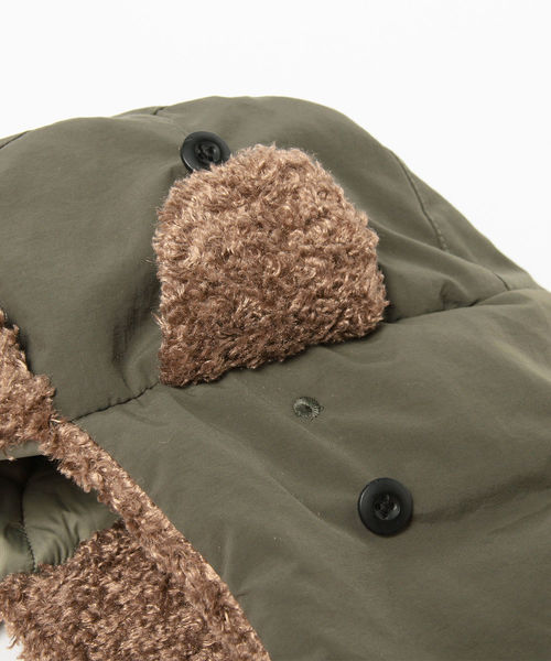 BURLAP OUTFITTER(バーラップアウトフィッター)の「BURLAP OUTFITTER / アヴィエイターハット <UNISEX>(キャップ・メンズ・ブラック・ONE SIZE)」の9枚目の写真