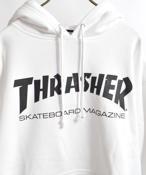 THRASHER（スラッシャー）の「THRASHER/スラッシャー MAG LOGO HOODIE　プルオーバーパーカー（パーカー・メンズ・ホワイト/ブラック/ネイビー/グリーン/ヘザーグレー/パープル/バーガンディー/ブラック系その他/レッド/グレー/ワインレッド/パープル系その他/オリーブ・M/L/XL/S）」の18枚目の写真